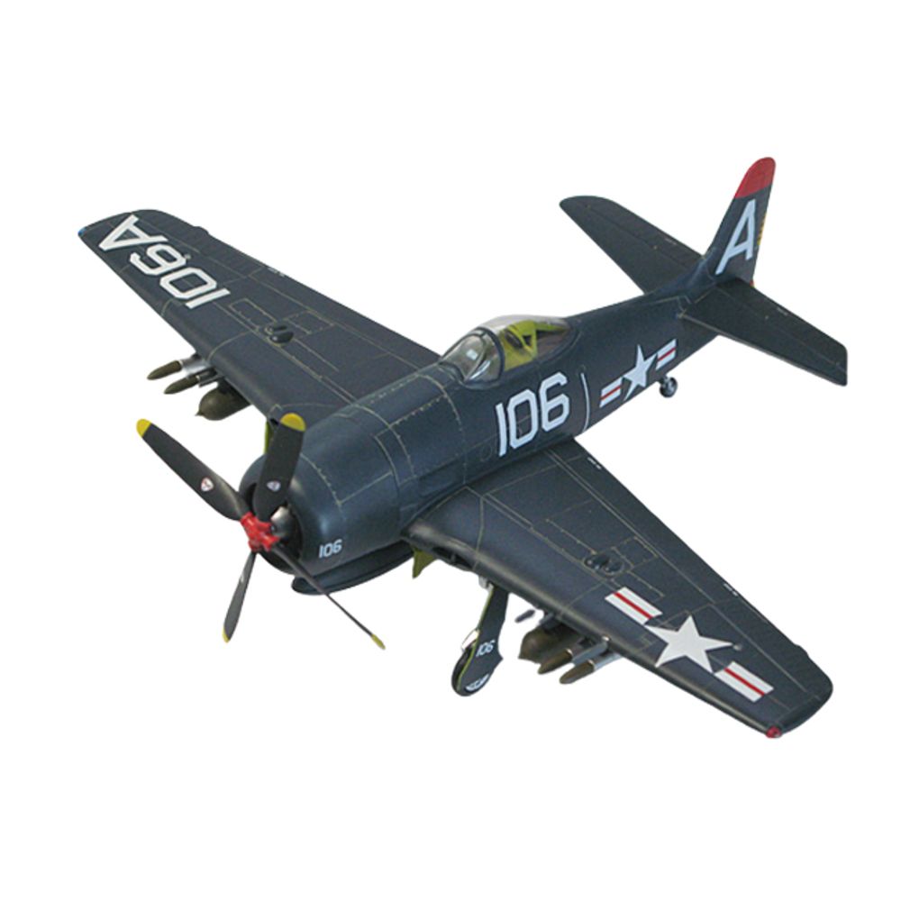 1-48 F8F-12 USS Tarawa 1P fighter plastic model figure_KROWNjA13302