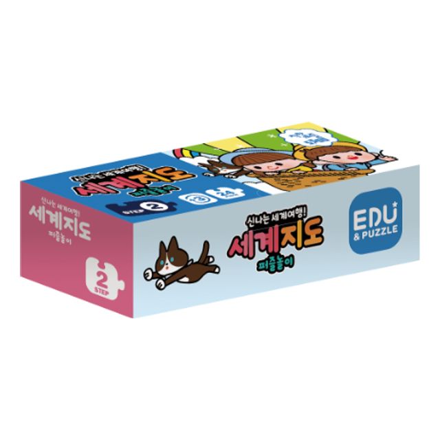 TEP-110 24-piece edu puzzle world map puzzle play_KROWNjA10664