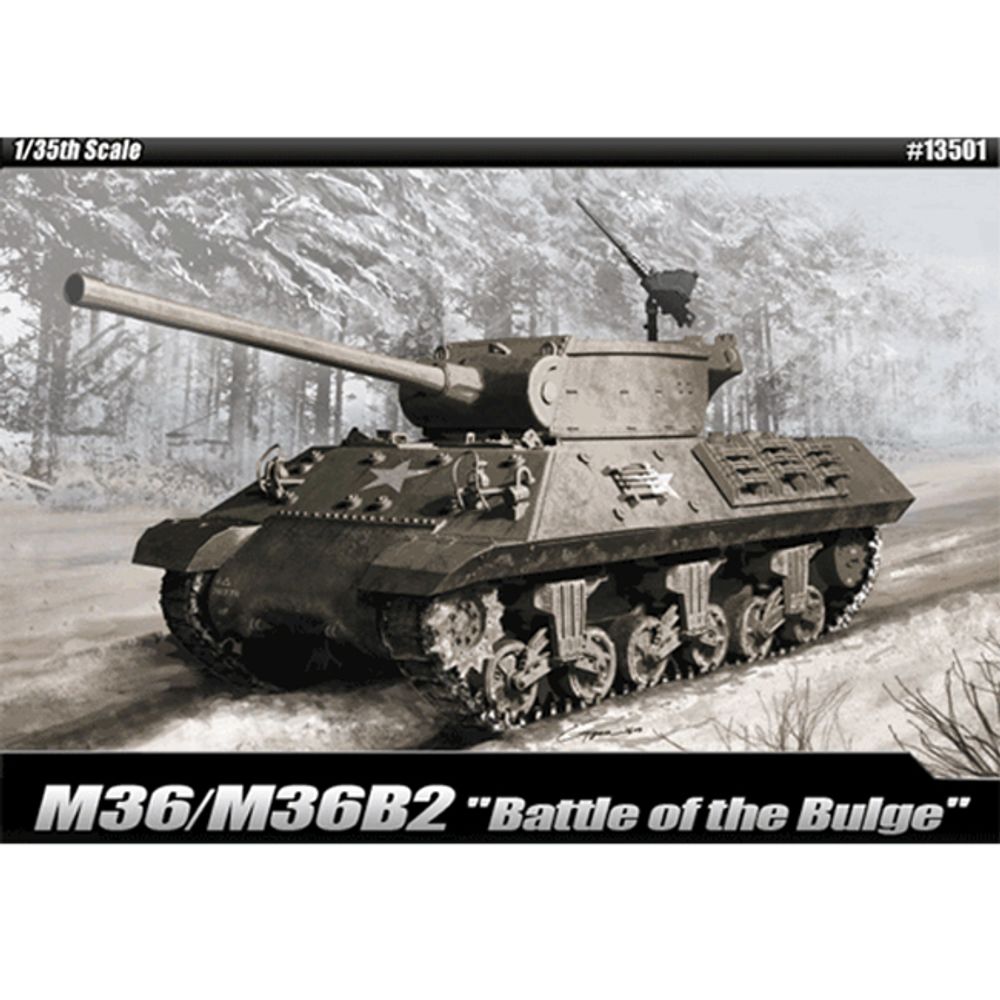 M36 M36B2 Battle of Bulji 1P assembled tank tank plastic model model_KROWNjA04743