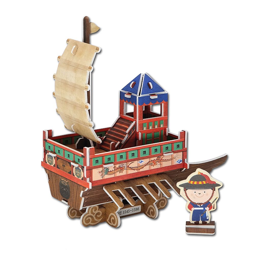 Panokseon Woodlock Building Construction Assembly Model DIY Making_KROWNjA02689
