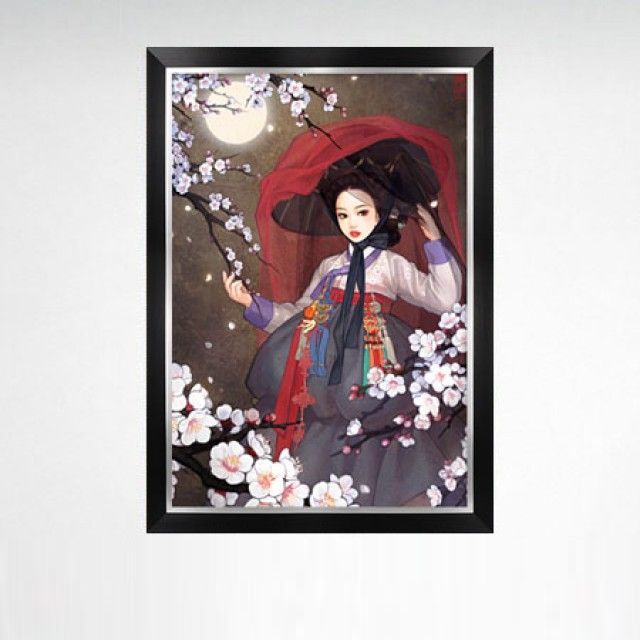 1000 pieces Woonayoung Wolhamin Jigsaw Puzzle Modern Black Frame Included_KROWNjA00097