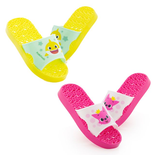 Domestic Pinkfong Children's Bathroom Shoes Toilet Slippers Indoor Shoes_KROWNiC42528