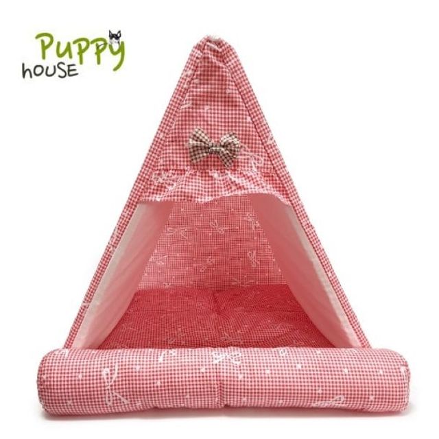 (Puppy House) Triangle House Check (Red/Basic)_KROWNiC15296