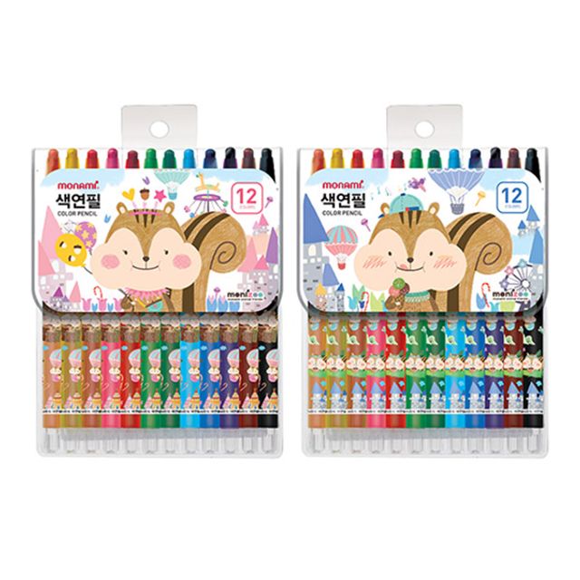 Monami Doldori Sharp Colored Pencils 12 Colors_KROWNiC00342
