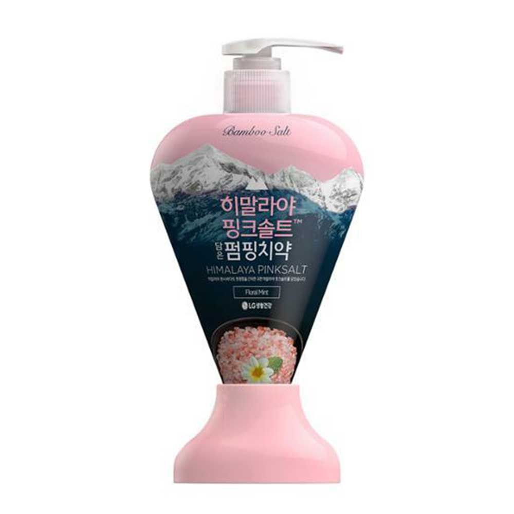 Himalayan Pink Salt Pumping Toothpaste 285g Floral Mint_KROWNiC04098