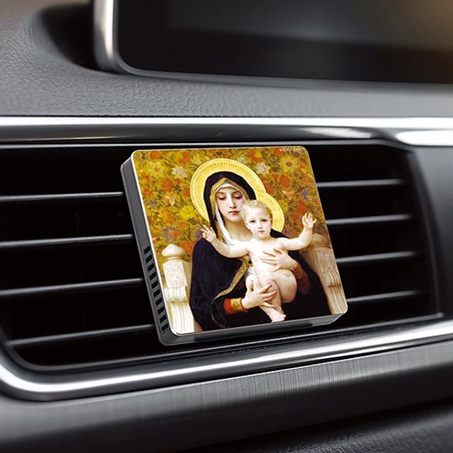 Car air freshener, natural natural scent, torch picture frame, luxury emotional diffuser_KROWNiB08929