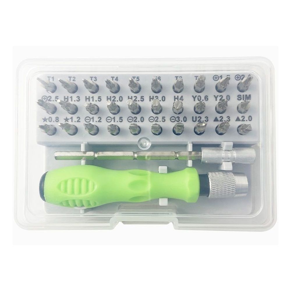 32 in 1 precision screwdriver tool set transparent plastic_KROWNiA50238
