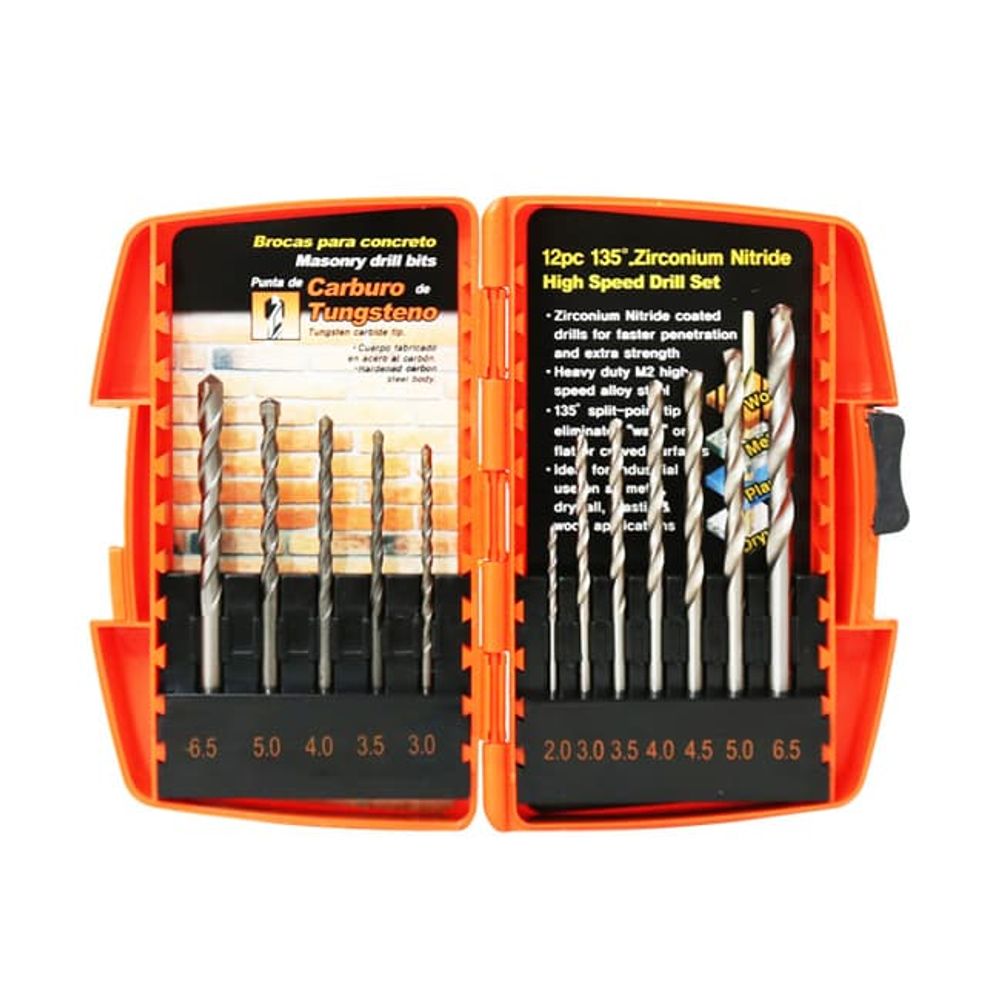 Drill Bit Set 12 Types 1P Iron Giri Concrete Drill Bit_KROWNiA63806