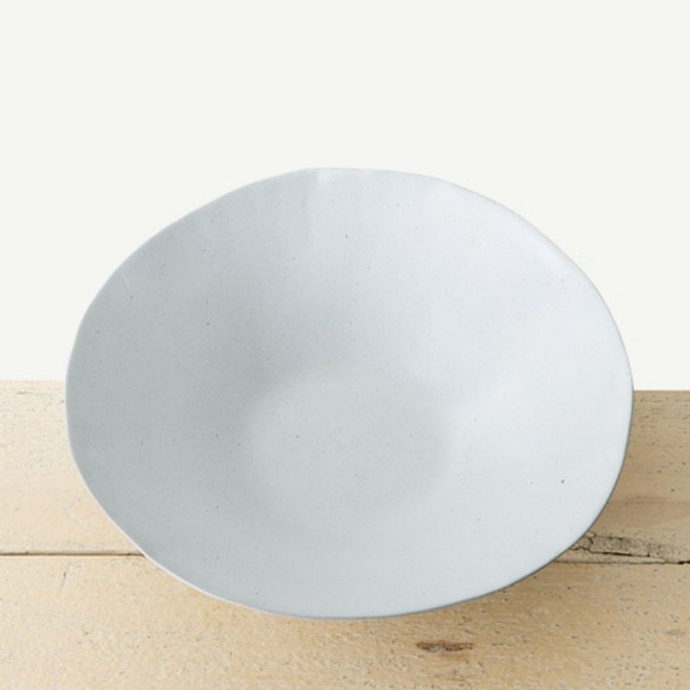 Icheon Ceramics Heritage White Min Izakaya Plate 21cm_KROWNiA02337