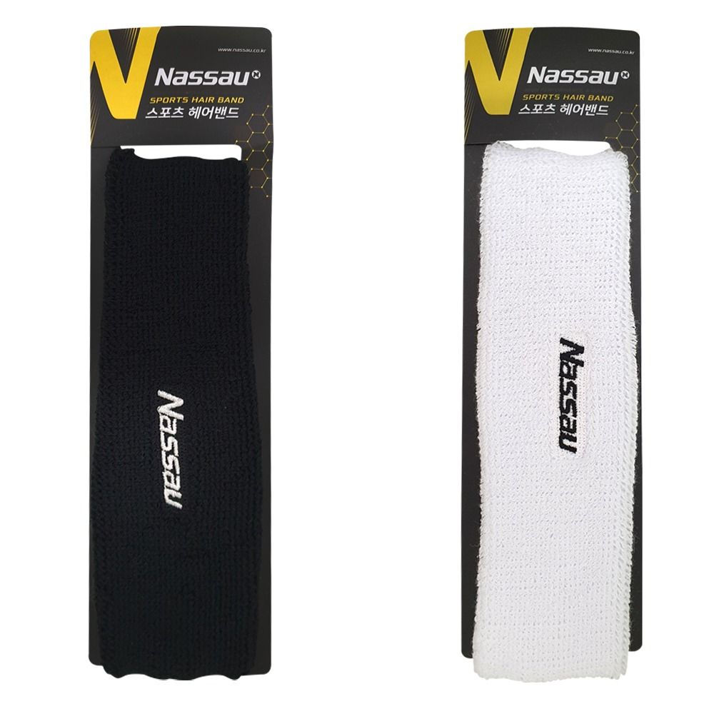 Nassau Hairband Black White_KROWNhA12209