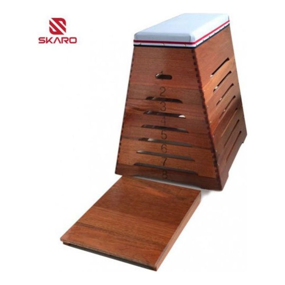 Skaro wooden jumping frame physical education jumping frame gymnastics jumping frame 8 steps included_KROWNhA12154