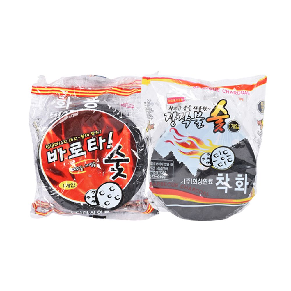 Barota Charcoal 1P Grilling Charcoal Individually Packed Camping Barbecue Briquette Fuel_KROWNhA11556