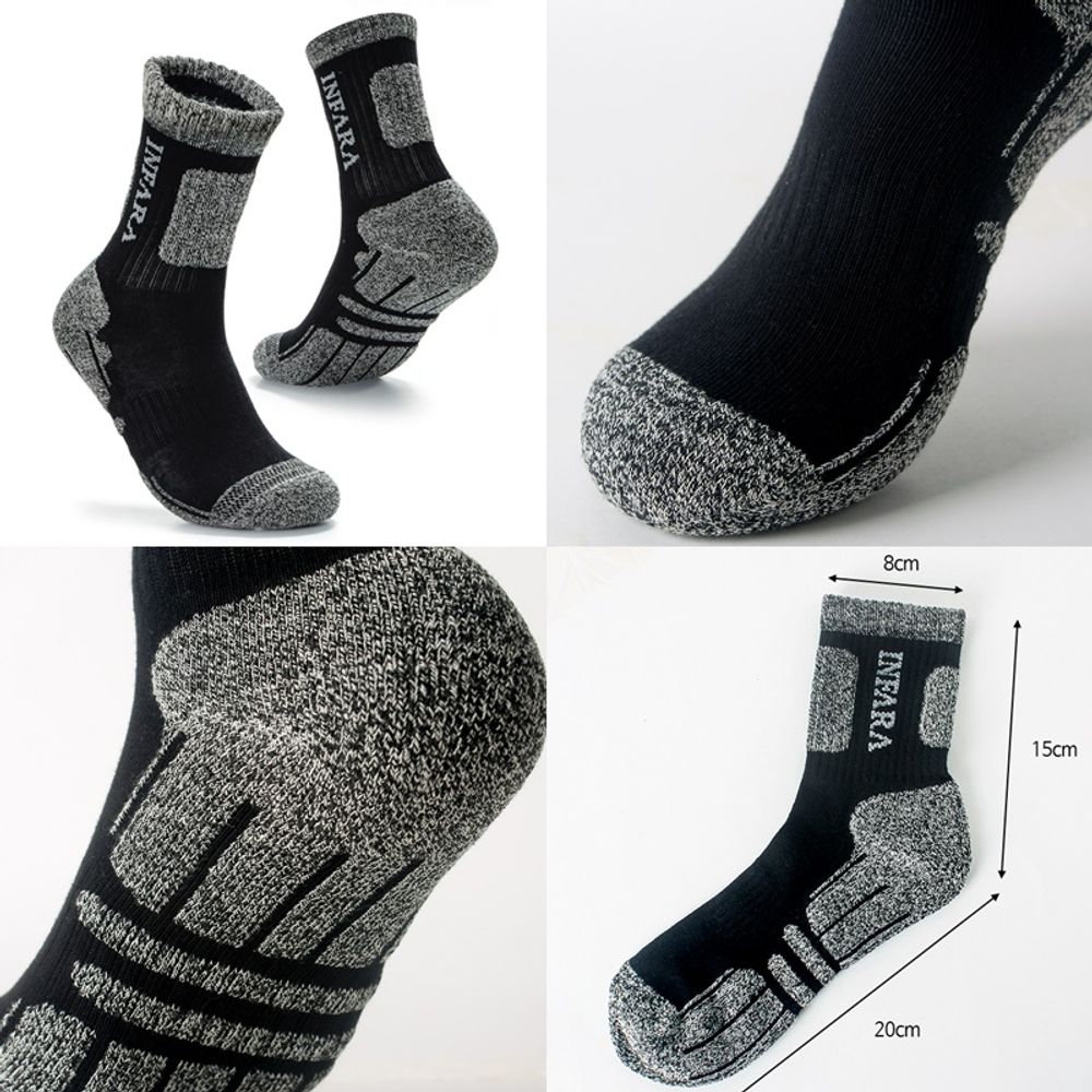 Inpara Men's Cushion Sports Socks Domestic Functional Socks_KROWNhA11624