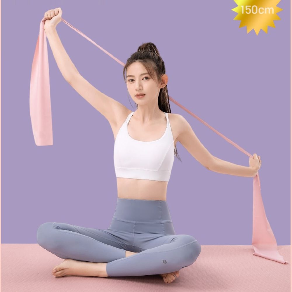 Pilates yoga band stretching band latex band strength band_KROWNhA10639