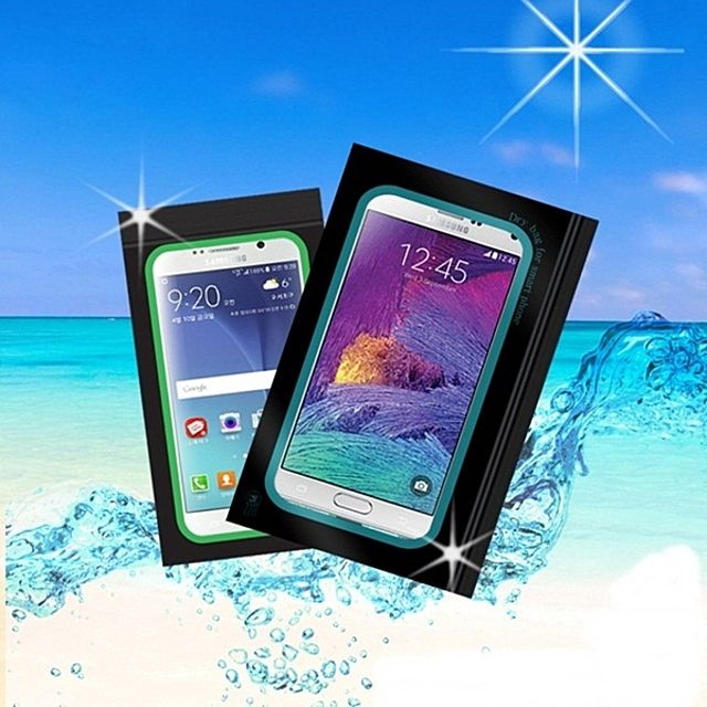 Vacation essential cell phone zipper bag plastic bag smartphone waterproof bag_KROWNhA09907