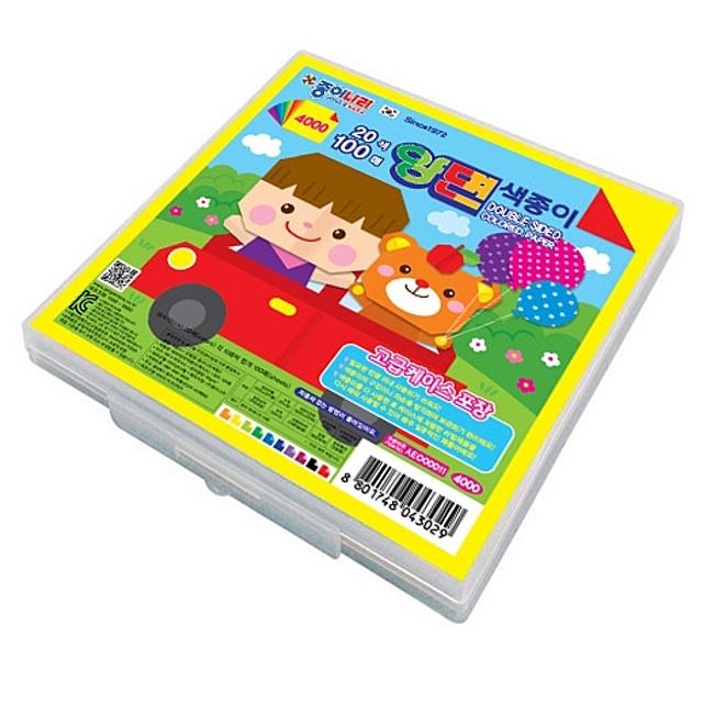Paper Nara double-sided colored paper 100 sheets in 20 colors (case) - 32024_KROWNfA24854