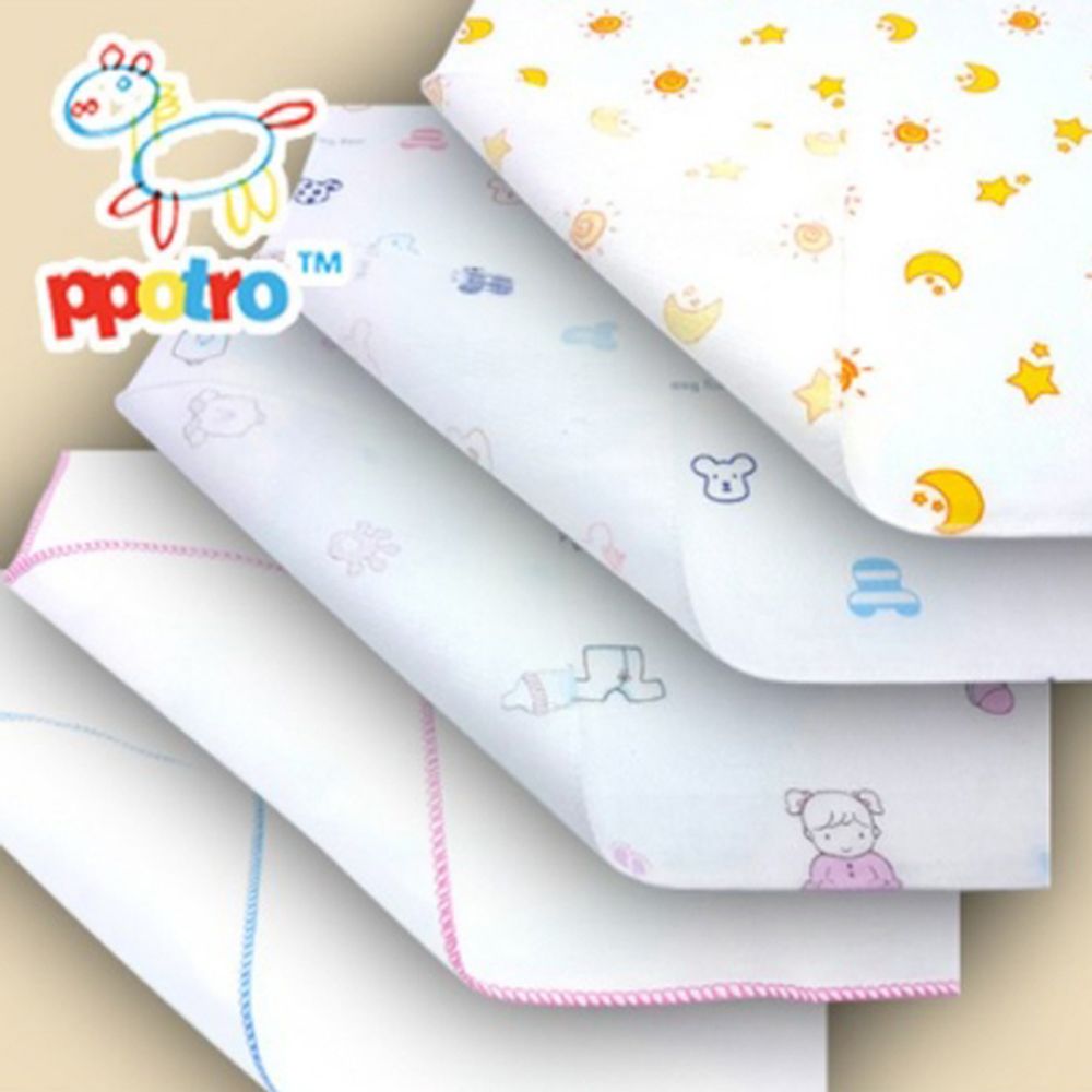Potreaux pure cotton gauze handkerchief (10 pieces)_KROWNfA03741