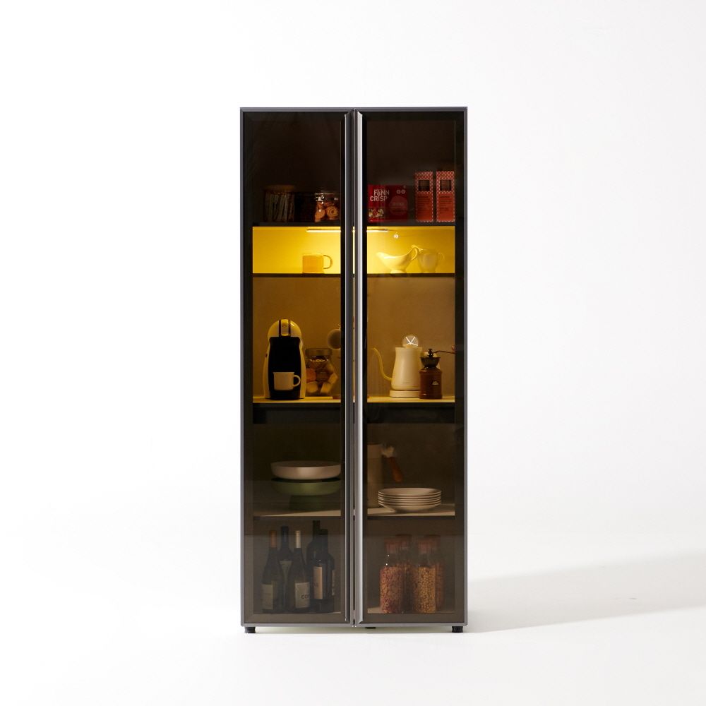 W1064 Tempered Glass LED Home Cafe Storage Cabinet 800_KROWNeA56560