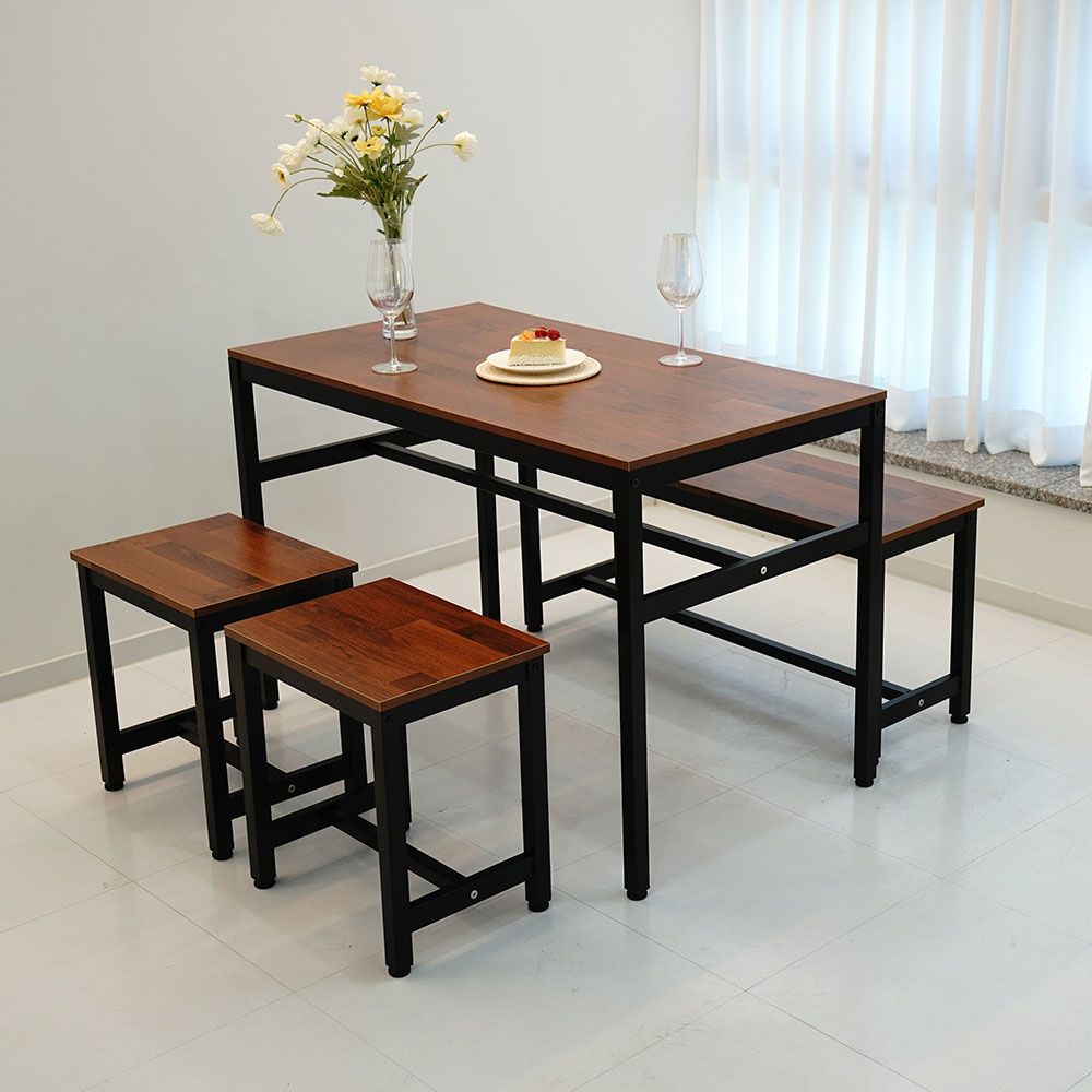 Diner LPM 4-person steel dining chair set 1200 B_KROWNeA05986