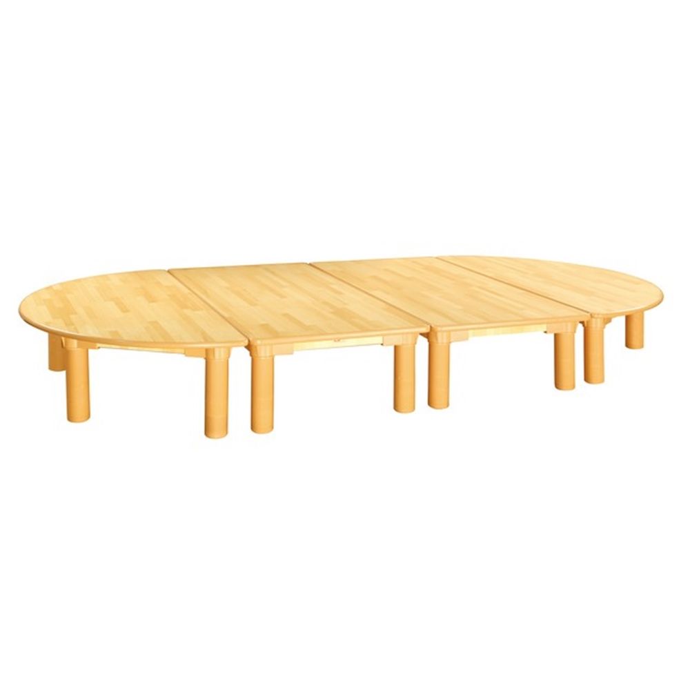 H76-1 Safety Pattern Open Toddler Desk (Basic Legs - 290mm)_KROWNeA02334