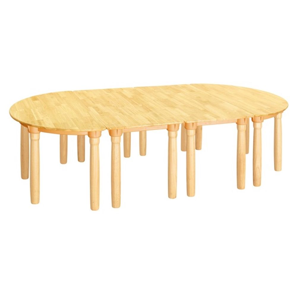 H25-1 Wooden Desk (Wood Legs - 530mm)_KROWNeA03323