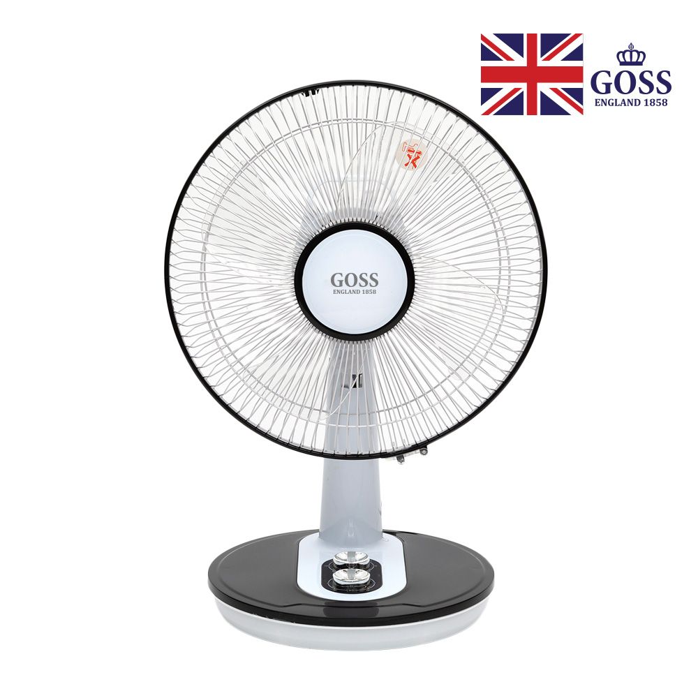 Goth 12 Desktop Table Fan Black_KROWNdA71996