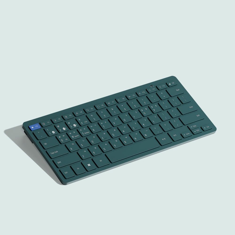 Chic Bluetooth wireless keyboard (key skin) BTK-12 green_KROWNdA61990