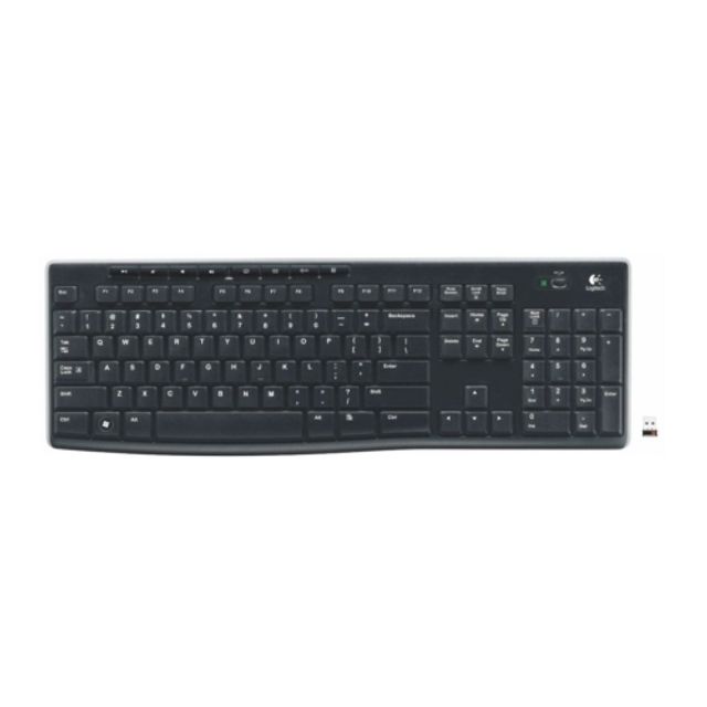 Logitech) Wireless Keyboard (K270) Black Long Distance Control Battery 24 months_KROWNdA62580