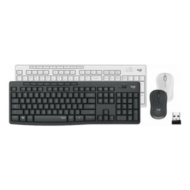 Logitech) Wireless mouse + wireless keyboard set (MK295) black_KROWNdA62581