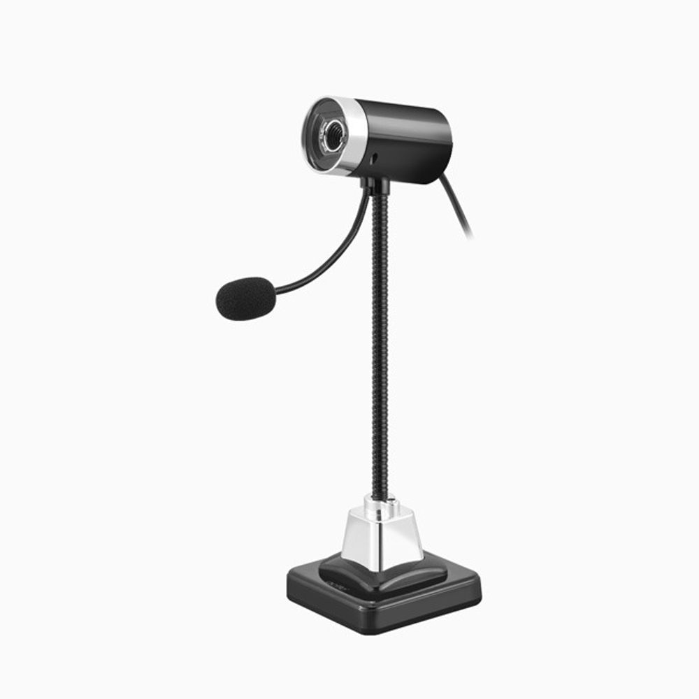 Online lecture, video conference, YouTube broadcast, webcam and microphone_KROWNdA57010