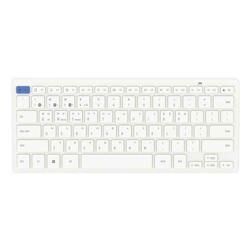 Chic Bluetooth wireless keyboard (key skin) BTK12 white_KROWNdA61987