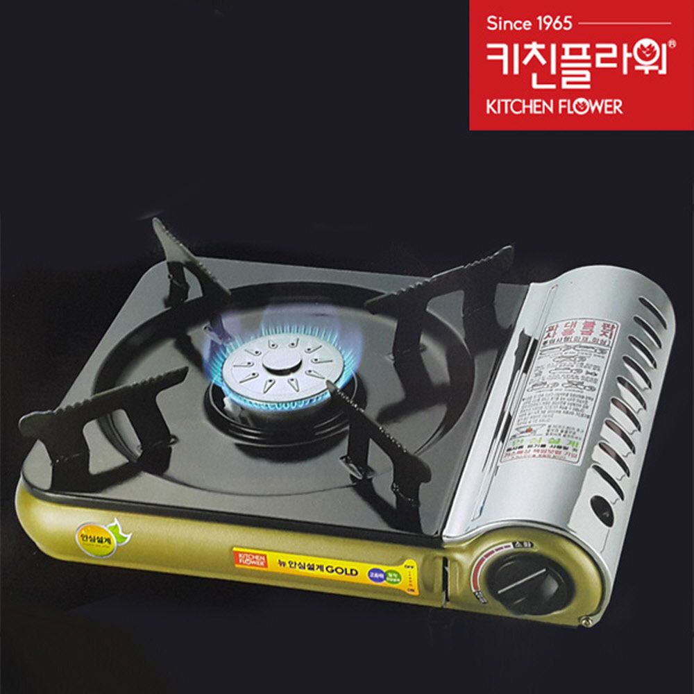 Kitchen Flower Gold Gas Range Cooking Gas Range_KROWNdA55703