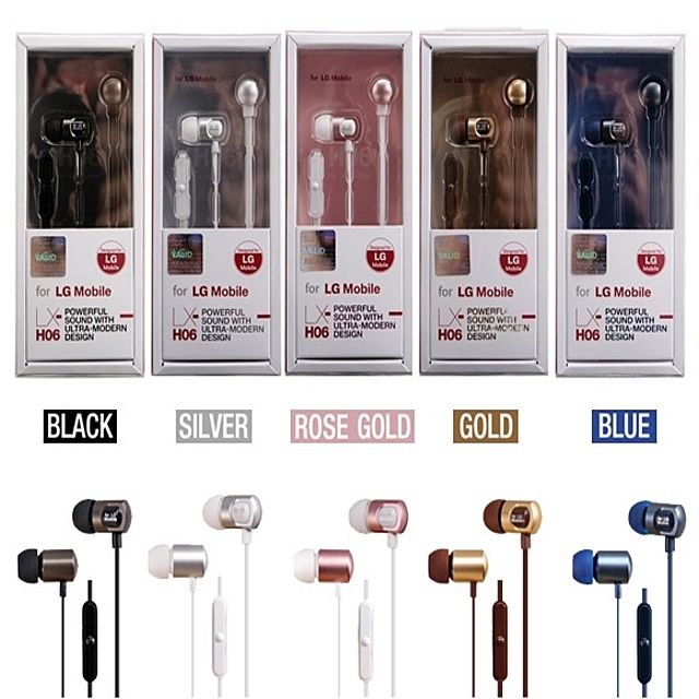 LG LX-H06 smartphone canal earphone smartphone headset_KROWNdA48521
