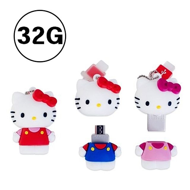 Hello Kitty 3D Figure OTG USB32G_KROWNdA48430