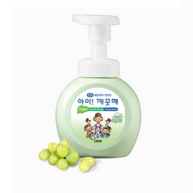 Kids Clean Hand Wash Container Sweet Green Grape 490ml_KROWNcA14617