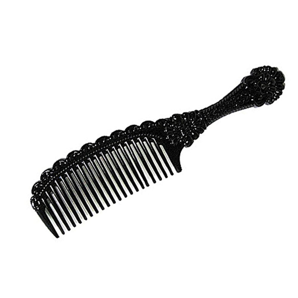 Seven antique straight comb vs. 1p hair comb straight comb tail comb cut comb haircut comb_KROWNcA14447