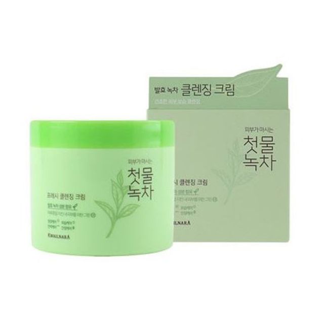 Kwaulnara Cleansing Cream Green Tea Face Wash Cleansing Lotion 300g_KROWNcA14075
