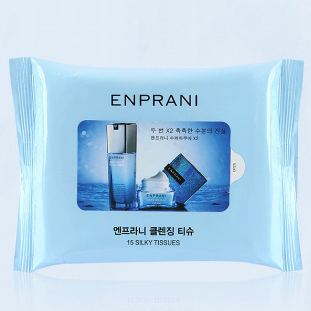 15 makeup cleansing tissues containing cleansing water, 10 pieces_KROWNcA12846