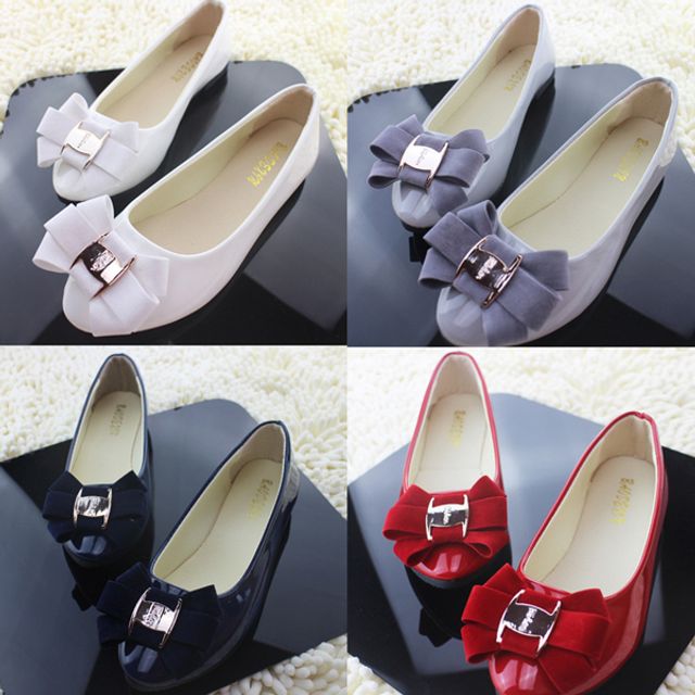 Flat shoes women's enamel flat shoes 225-260mm_KROWNbA10976
