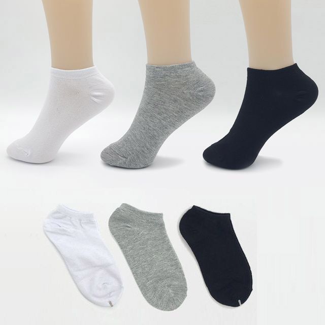 Women's Socks Fashion Socks Daily Ankle Plain Sneakers 5 Pairs_KROWNbA06603
