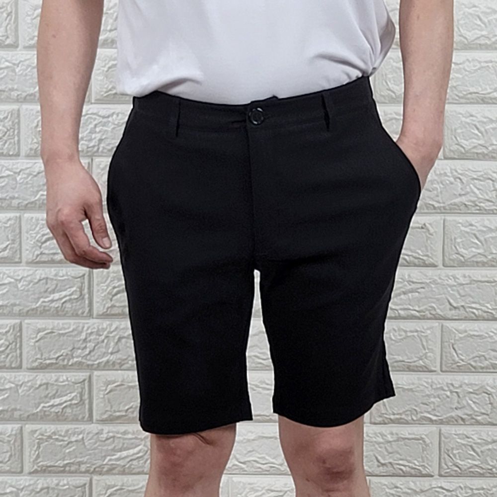 Men's shorts, summer spandex shorts, 5-quarter slacks, domestically produced_KROWNaA45386