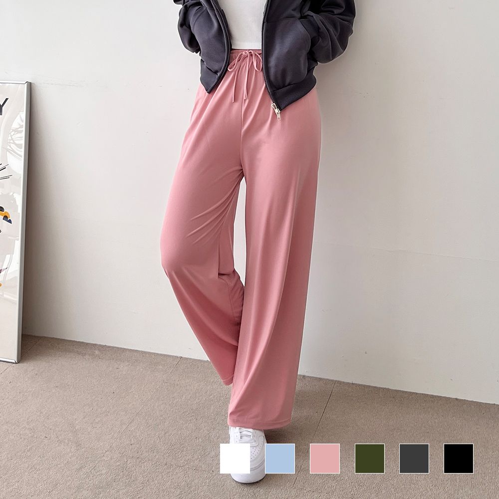 Poi banding spandex wide pants SD-230203_KROWNaA44765