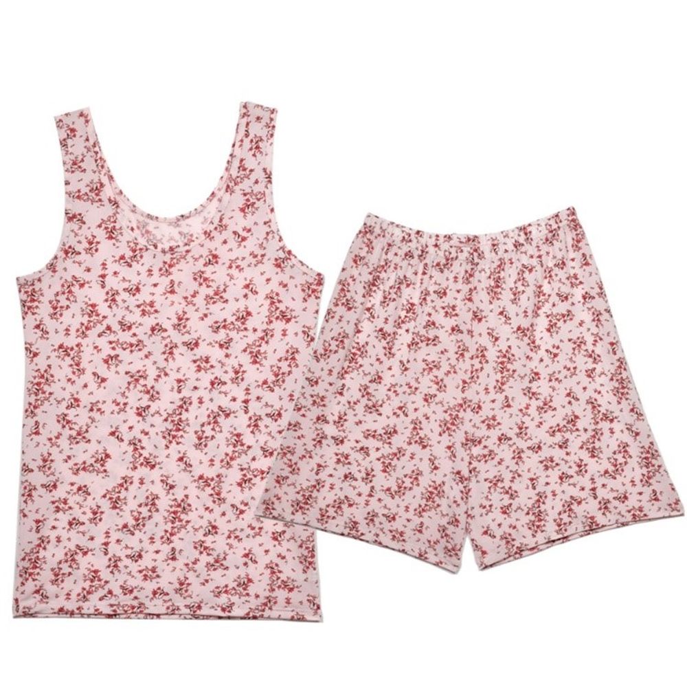 Cool Shop Mother's Summer Pajamas Cool Dog Homewear 5-quarter Pants Set_KROWNaA40097