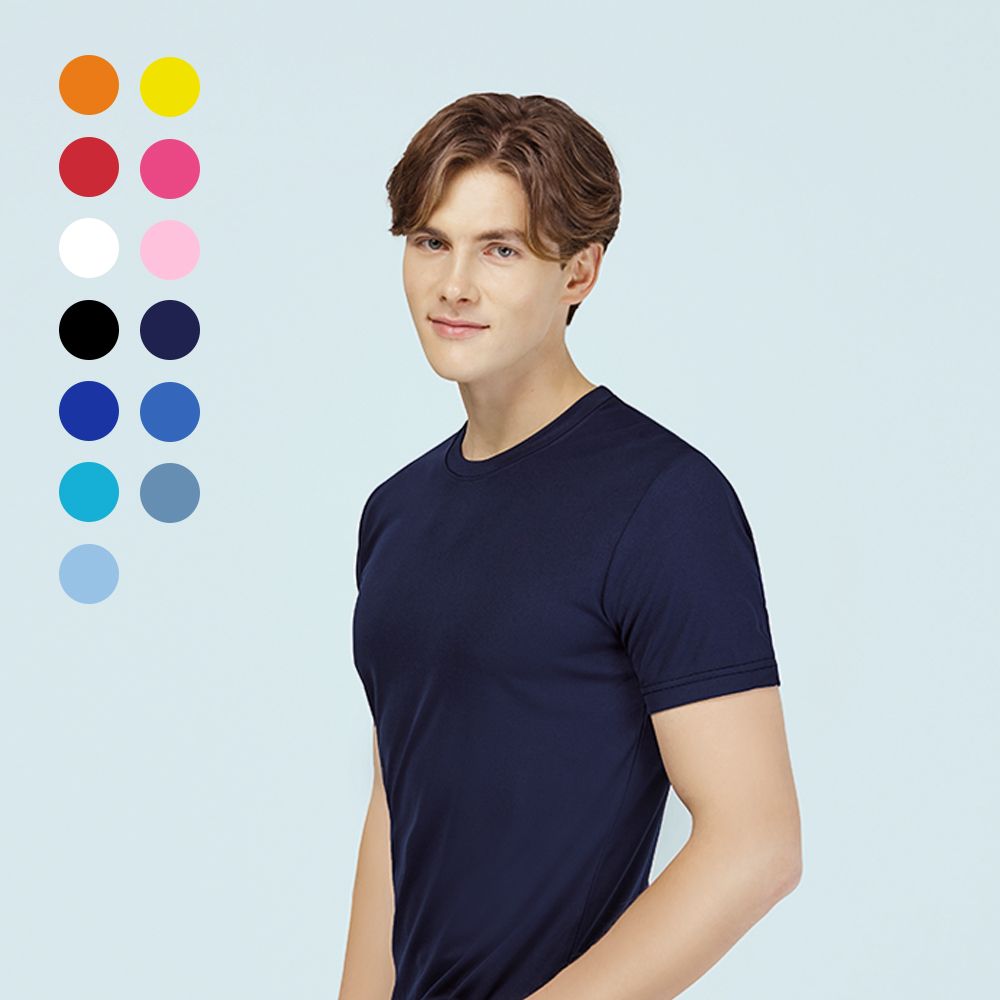 T-shirt Aero Cool Round Short Sleeve Domestic Functional Unisex_KROWNaA38470
