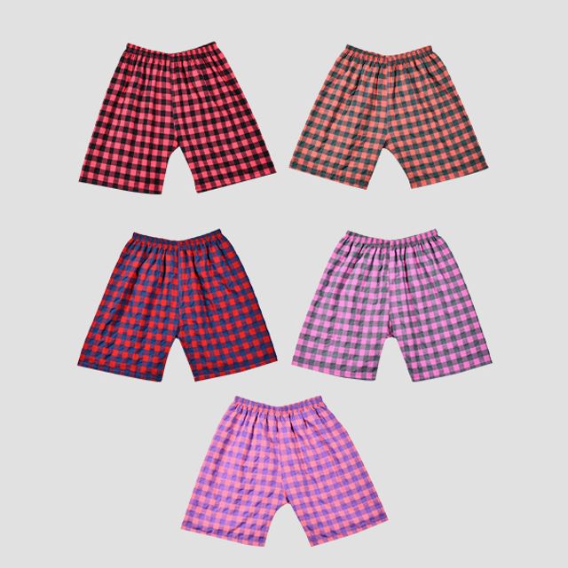 Women's Check 5-part Pajamas 0168vw_KROWNaA02236