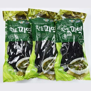 dried Sea Mustard seaweed(Miyeok) from Wando(korea) 100gx3 packs set, rich and deep flavor KRWANgA00002