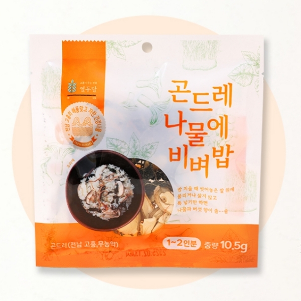 Mixed rice with gondre namul, Gondrae Bibim Namul, 10.5g KRDAMGA00002